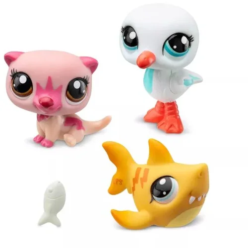 LITTLEST PET SHOP komplet figuric littlest pet shop - radovedno vzdušje - 3 kosi