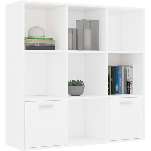  za knjige bijeli 98 x 30 x 98 cm od konstruiranog drva Slike