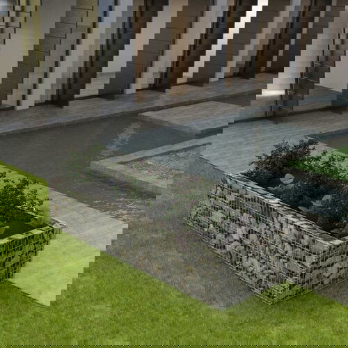 vidaXL gabionska sadilica čelična 270 x 90 x 50 cm Cijene