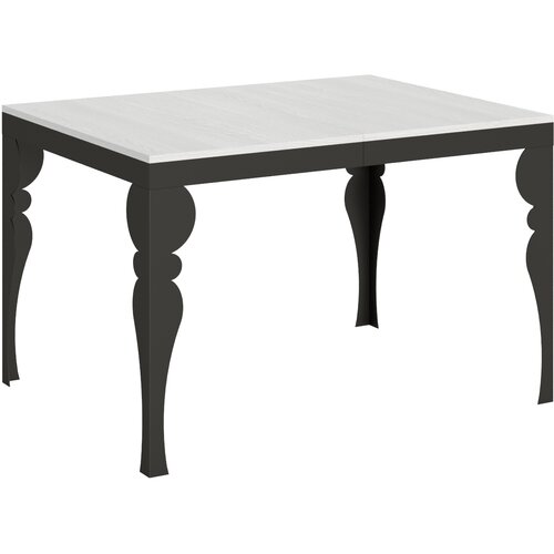 Itamoby &amp;nbsp; Paxon Evolution (90x120/224 cm) - bela, barva nog: antracit - raztegljiva jedilna miza, (20842185) Slike