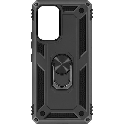 AVIZAR Trden ovitek iz dveh materialov za Samsung Galaxy A53 5G s podpornim obrocem - crn, (20632073) Cene