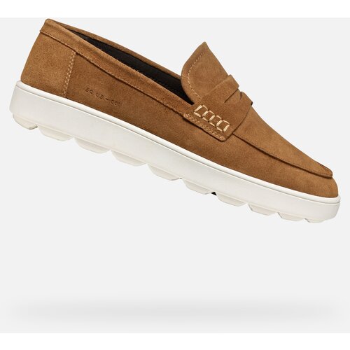 Geox Light brown men&amp;#039;s moccasins Spherica ECUB-1 - Men&amp;#039;s Slike
