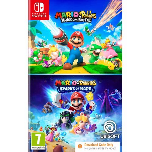 UBI SOFT SWITCH Mario and Rabbids - Kingdom Battle and Spark of Hope (Code in a Box) Cene