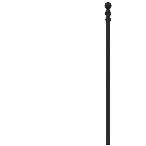  Metalno zamjensko uzglavlje crno 193 cm Slike
