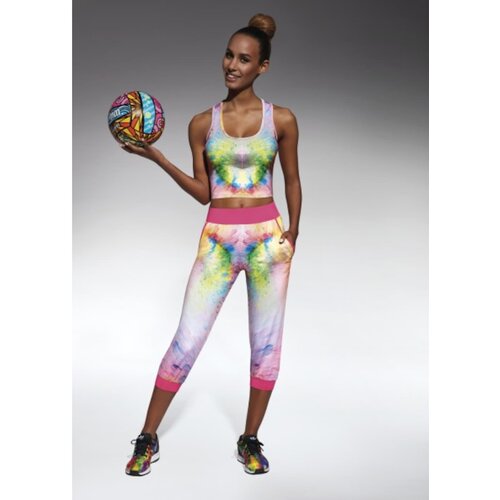 Bas Bleu Women&amp;#039;s sweatpants EXOTIC with welts and leg 3/4 Slike