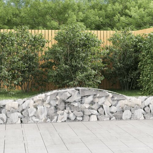  Lučne gabionske košare 8 kom 400x30x40/60 cm pocinčano željezo Cijene