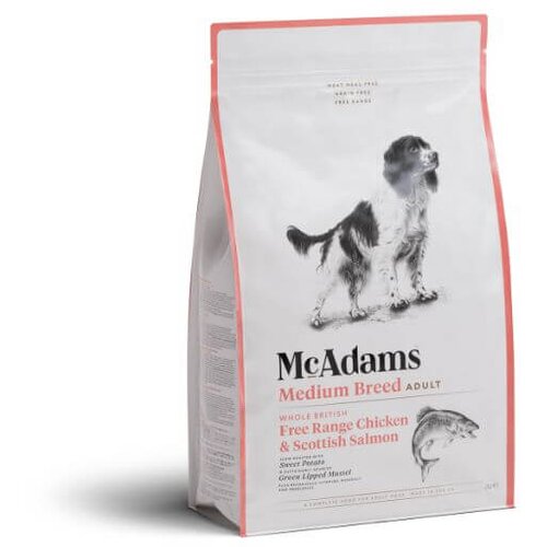 McAdams Medium & Large Breed Free Range Chicken & Sustainable Salmon - 2 kg Cene