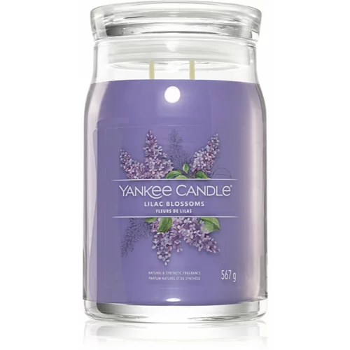 Yankee Candle Lilac Blossoms dišeča sveča I. Signature 567 g
