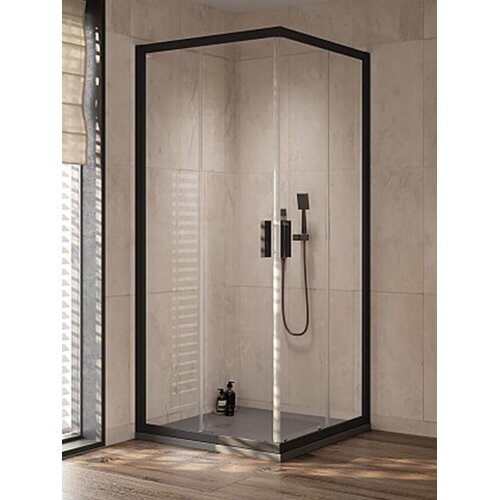 Kolpa San Tu&scaron; kabina Kolpa San Venus crna 90x90x200 providno staklo 6mm 661150 Cene