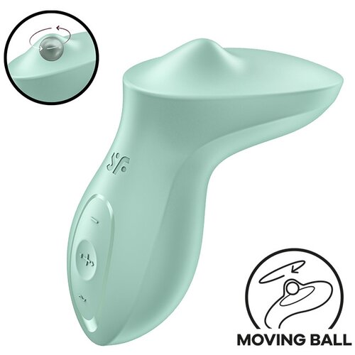Satisfyer Exciterrr - vibrator za klitoris s rotirajućim kuglicama (zeleni) Cijene