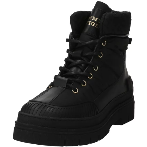 Tommy Hilfiger Pohodni čevlji Th Monogram Outdoor Boot FW0FW07502 Black BDS