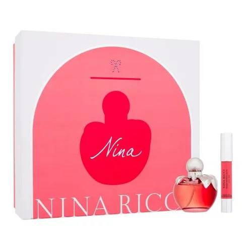 Nina Ricci Nina Set toaletna voda 50 ml + Iconic Pink ruž za usne 2,5 g za ženske
