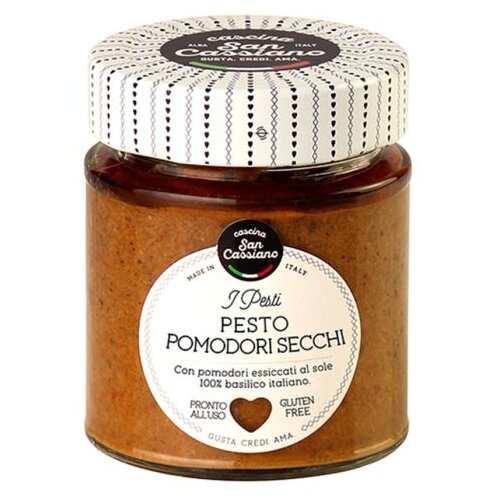 Cascina_San_Cassiano Crveni pesto sa bosiljkom i su&scaron;enim paradajzom Cene