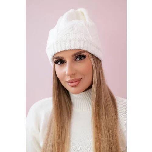  Women's cap Majka K376 white