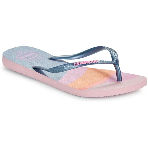 Havaianas Japonke SLIM PALETTE GLOW Modra