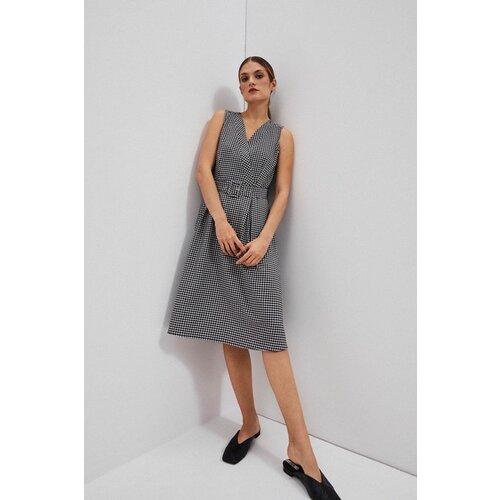Moodo WOMEN'S DRESS BLACK AND WHITE Cene