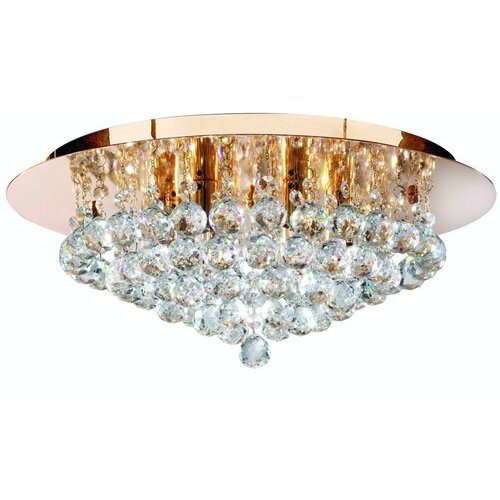 Searchlight 3406-6GO - Plafonsko svetlo HANNA 6xG9/33W/230V Cene