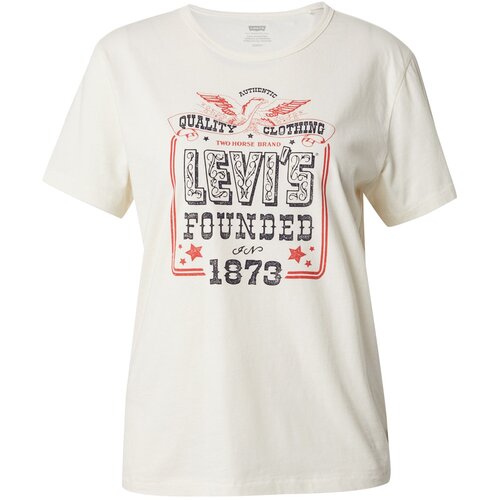 Levi&amp;#039;s Majica &amp;#039;ICONIC&amp;#039; antracit / rubin rdeča / bela Slike