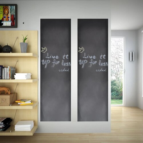 The Living Store stenska nalepka tabla 0,6x3m 2 zvitka s kredami - nalepka tabla, (21438893) Slike