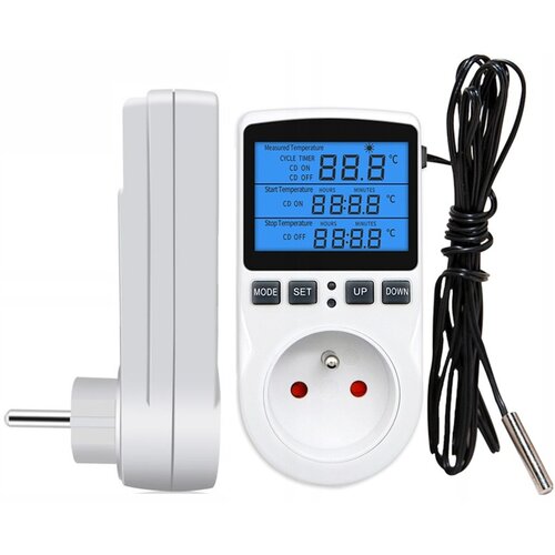  Termostat s utičnicom 230V E6185 Slike