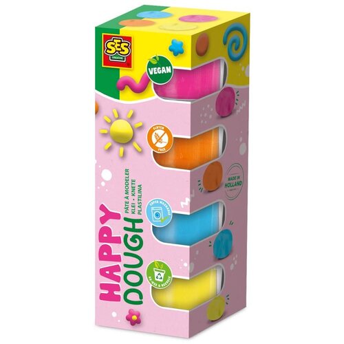 Ses Creative Feel Good plastelin &amp;ndash; Sparkle (4 x 90 g) Slike