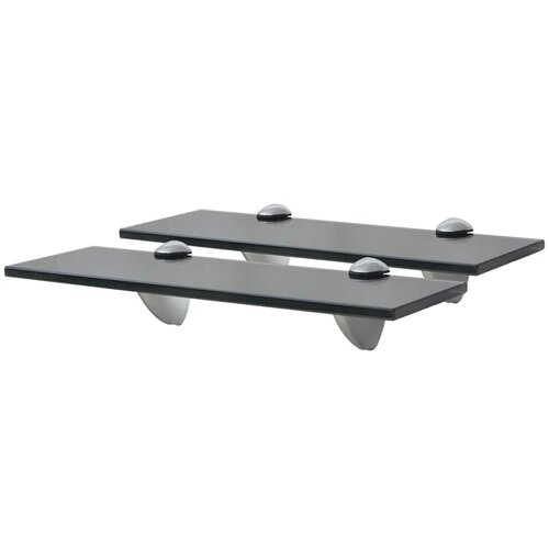  Zidne police 2 kom staklene 30 x 20 cm 8 mm Slike