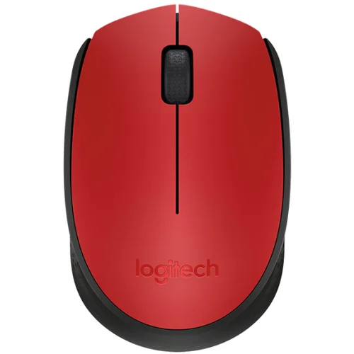 Logitech Miš Wireless M170 Red