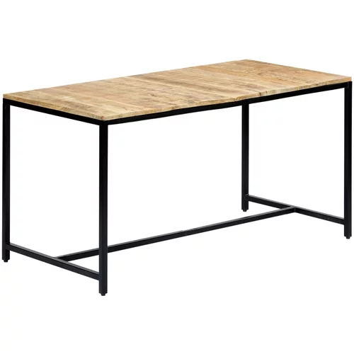  blagovaonski stol od masivnog grubog drva manga 140x70x75 cm