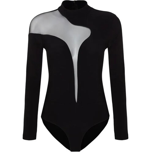 TRENDYOLMILLA ženski body TPRAW24BD00011, Crna Cene