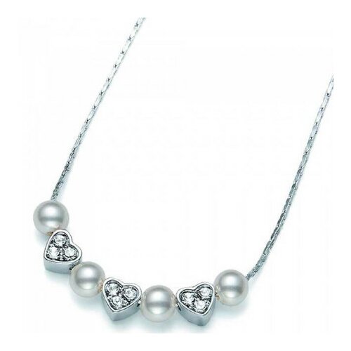 Ženski oliver weber trust crystal pearl lanČiĆ sa swarovski perlama i belim kristalima ( 11273 ) Slike