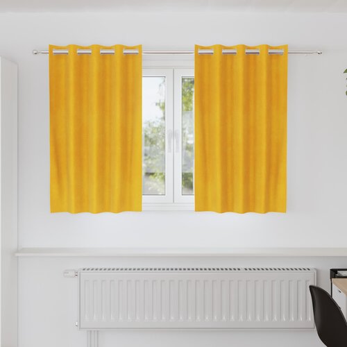 Zavjese za zamračivanje 2 pcs Žuta 140 x 140 cm Bar&scaron;un Cijene