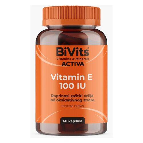 BiVits activa vitamin e 100 iu, 60 kapsula Slike