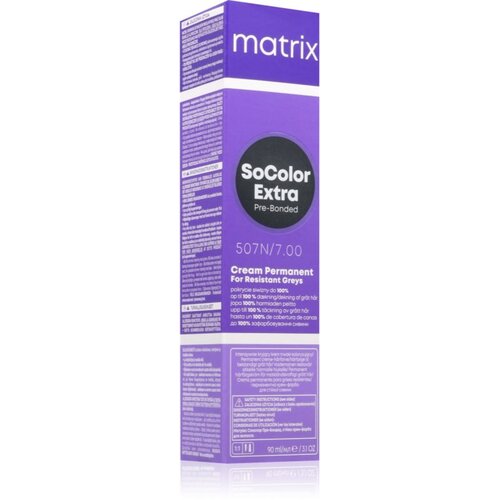 Matrix SoColor Extra Pre-Bonded permanentna barva za lase odtenek 507N 90 ml Slike
