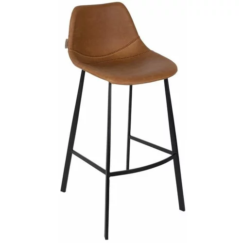 Dutchbone Komplet 2 rjavih barskih stolčkov Franky, višina 106 cm