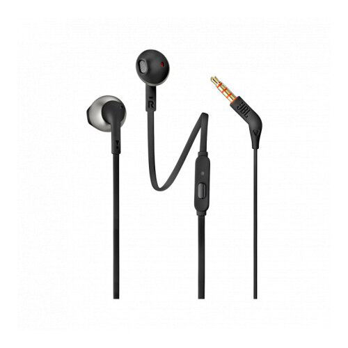 Jbl T205 black earbud slušalice, mikrofon, 3.5mm, crna Slike