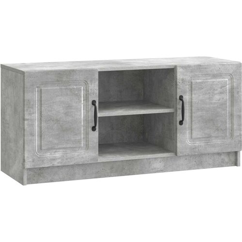 TV omarica Betonsko siva 102 x 34,5 x 47 cm Inženirski les, (5000210424) Cene