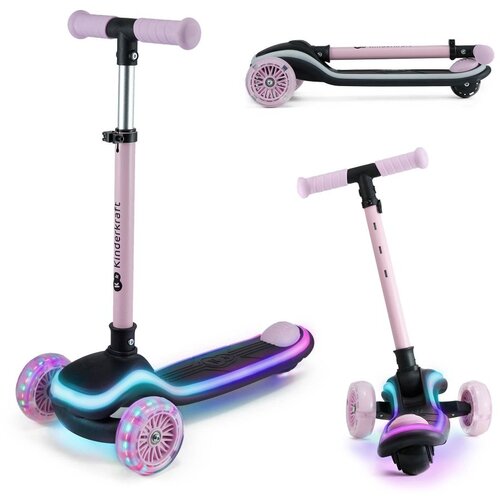 Kinderkraft romobil RAKET LED, Pink Cijene