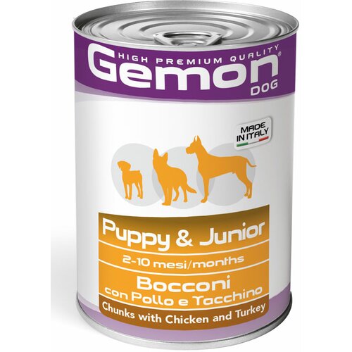 Monge dog puppy gemon konzerva pile&curka 415g Slike