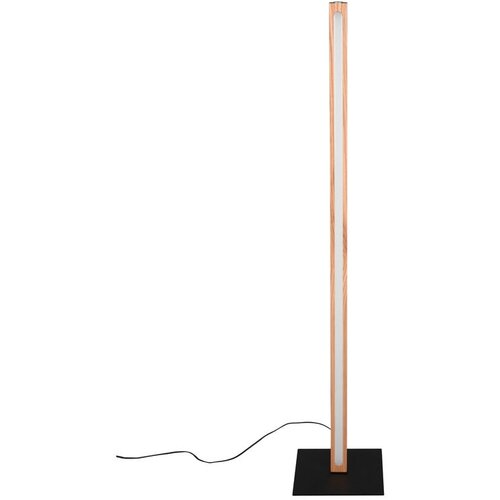  Črna/v naravni barvi LED stoječa svetilka (višina 115 cm) Bellari – Cene