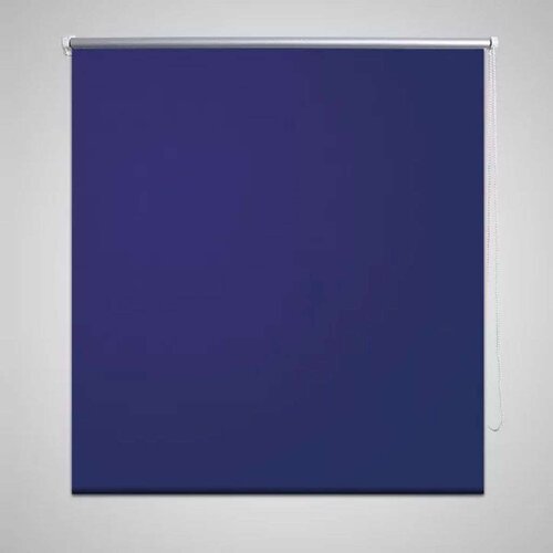 Rolo plava zavjesa za zamračivanje 120 x 230 cm Slike