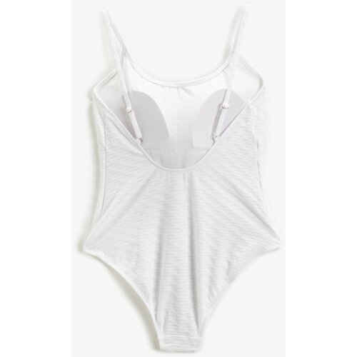 Koton Swimsuit - White - Plain Cene
