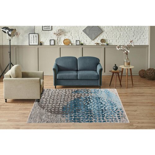 Kayoom VINTAGE PREPROGA 120/170 cm tkano modra, večbarvno Slike