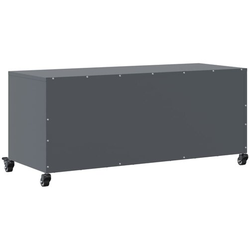  TV ormarić antracit 100,5 x 39 x 43,5 cm čelik Antracitno siva Slike