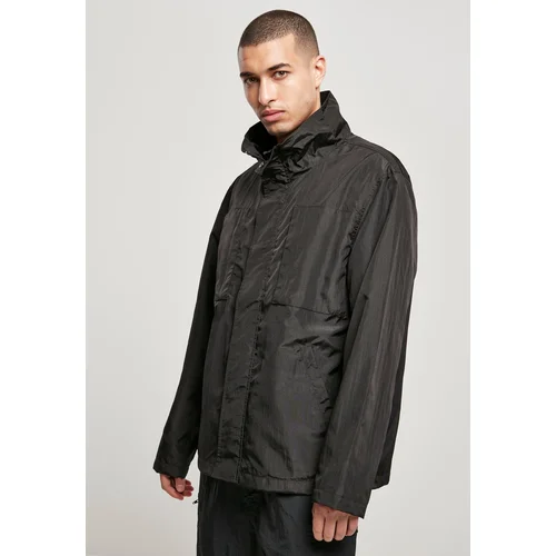 Urban Classics Nylon crepe jacket with double pocket black