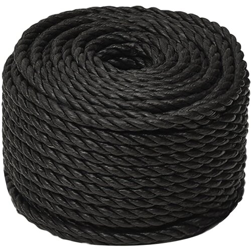  Radno uže crno 14 mm 100 m od polipropilena Slike