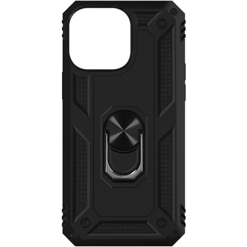 AVIZAR Trden ovitek iz dveh materialov za iPhone 14 Pro Max s podpornim obrocem - crn, (20715169) Cene