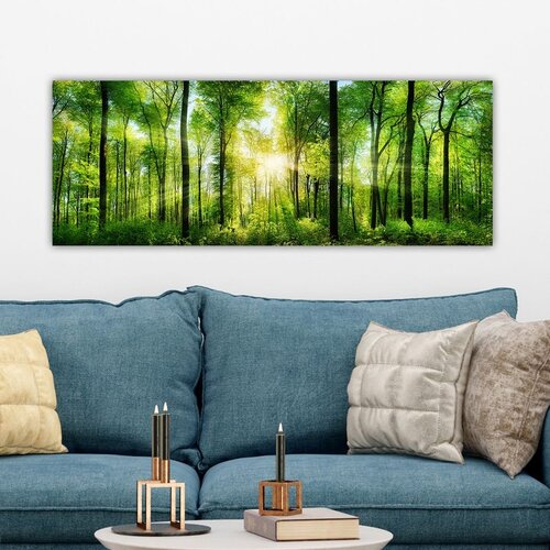 WALLXPERT Dekorativna slika na platnu, 30x80cm, Šareno Cene