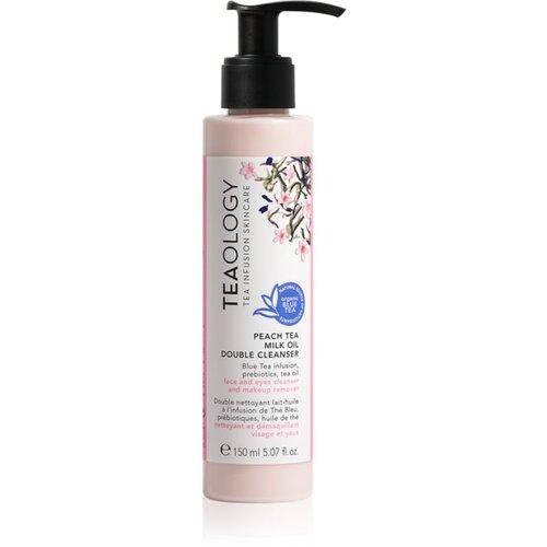 Teaology Cleansing Peach Tea Milk Oil Double Cleanser mleko za odstranjevanje ličil z oljem 150 ml Cene