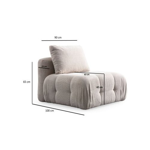 Atelier Del Sofa amaris O1 beige 1-Seat sofa Cene