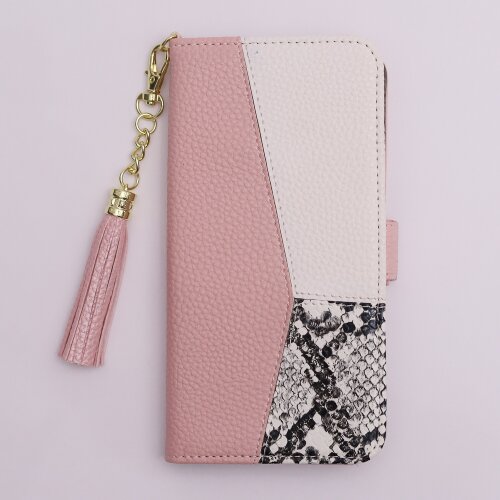 Onasi beauty preklopna torbica za xiaomi redmi 10C roza črna Slike